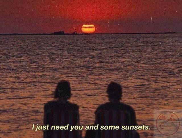 Chill ảnh cặp đôi hoàng hôn