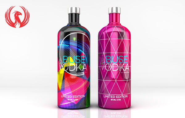 thiết kế những chai rượu sang trọng