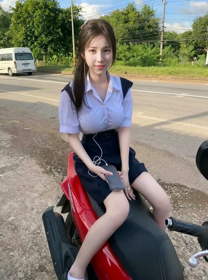 Ảnh gái k12 mặt mộc cực xinh