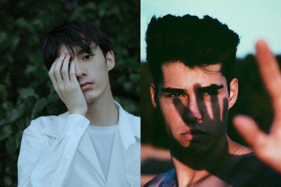 chụp hình selfie nam che một tay