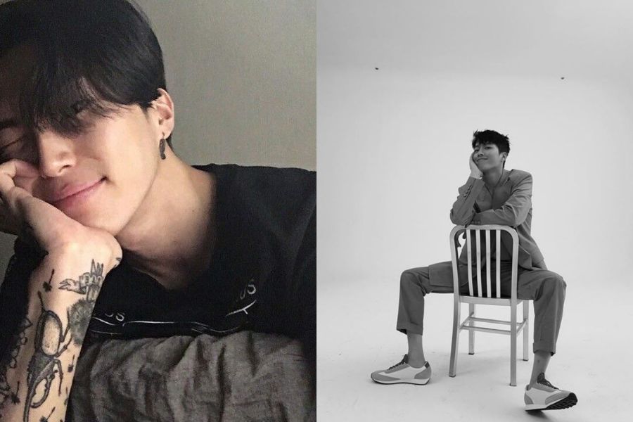 chụp ảnh selfie chống tay