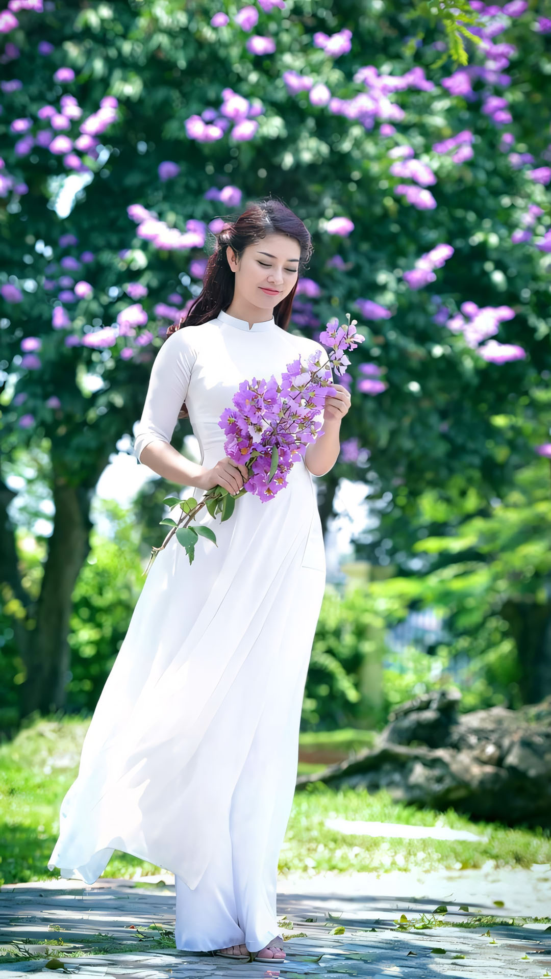 Ao dai anh hoa bang lang buon 1920px 1080px full hdd 7