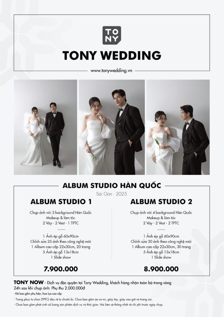 ẢNH CƯỚI HÀN QUỐC TONY