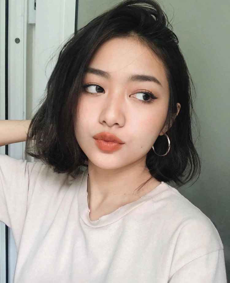 hình chu miệng cute