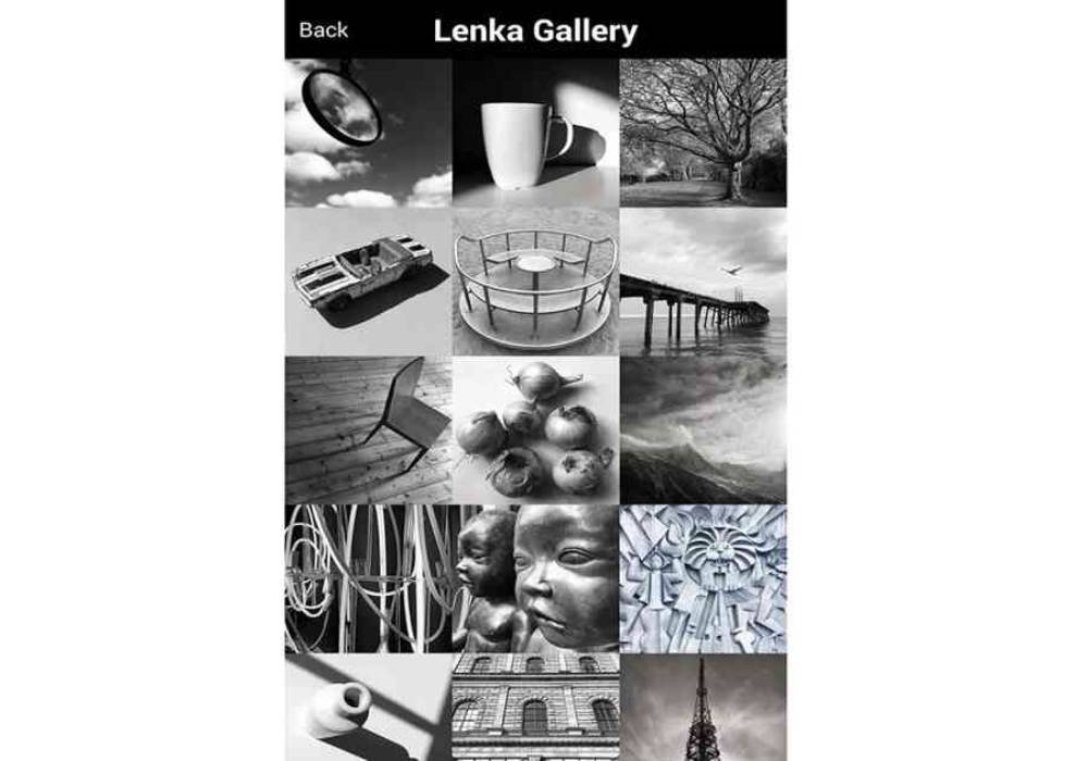 Sử dụng Lenka để chụp ảnh đen trắng