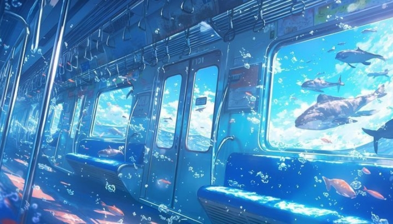 ảnh nền cute xanh dương 3