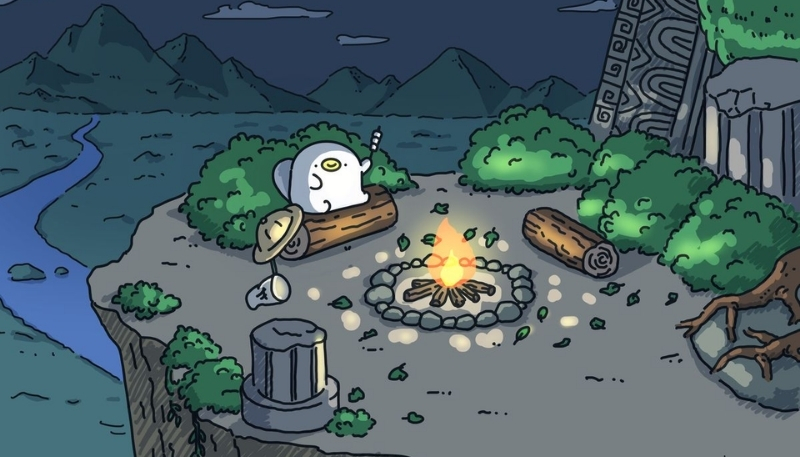 ảnh nền cute hồ nước xanh