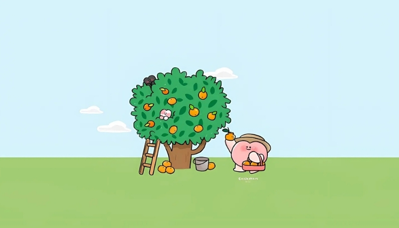 ảnh nền cute cô bé thả diều