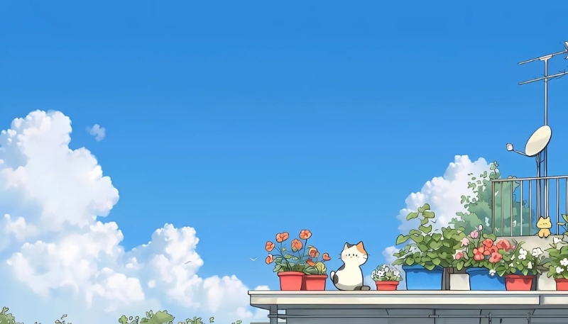 ảnh nền cute bầu trời cao