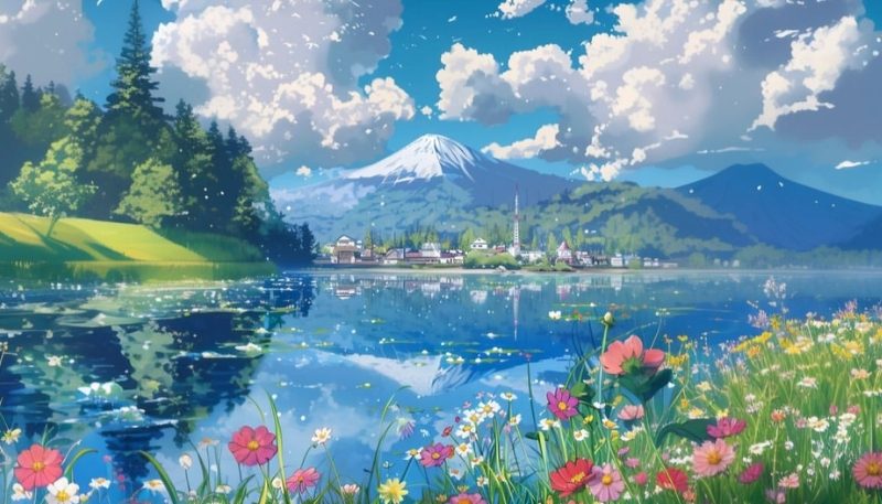 ảnh nền cute bao la