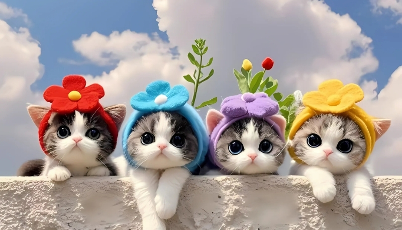 ảnh nền cute mèo con