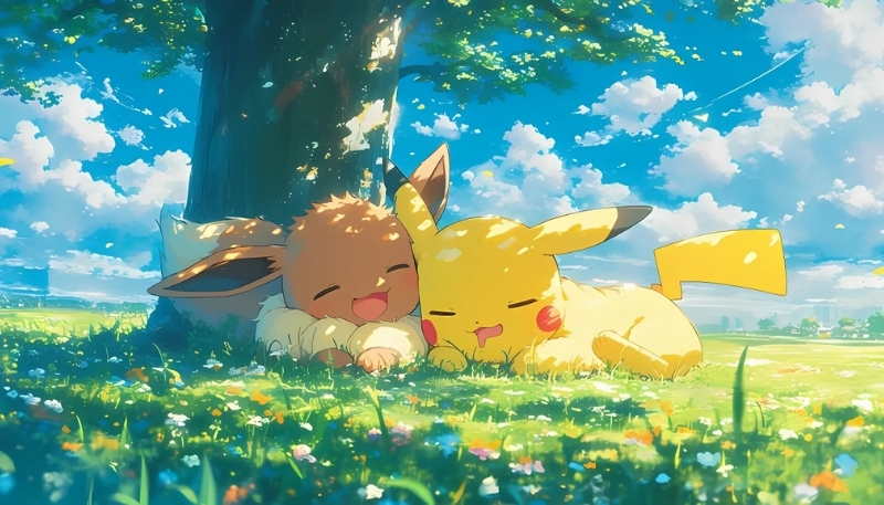 ảnh nền cute pikachu