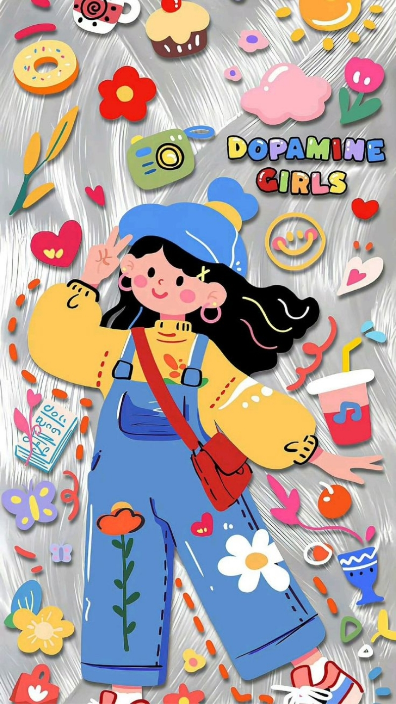 ảnh nền cute điện thoại Dream Girl