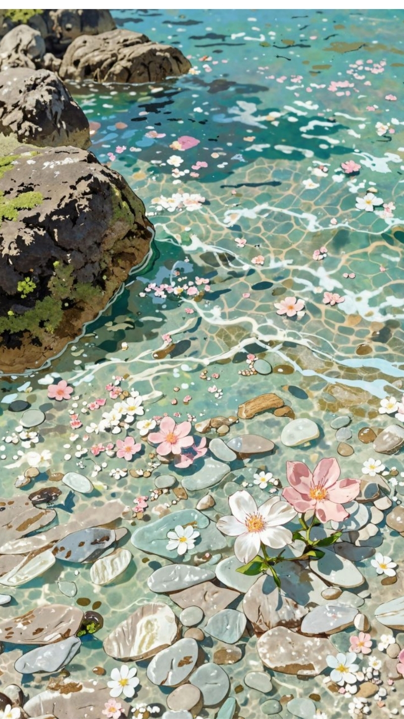 ảnh nền cute điện thoại sóng biển