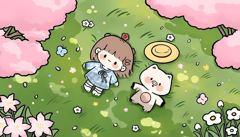 ảnh nền cute mèo nhỏ