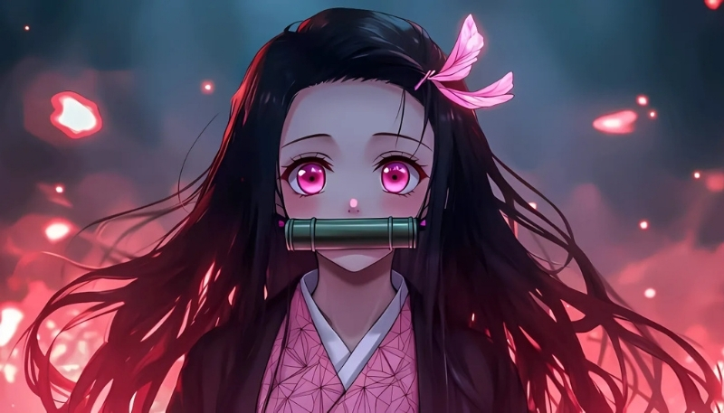 ảnh nền cute thanh gươm diệt quỷ