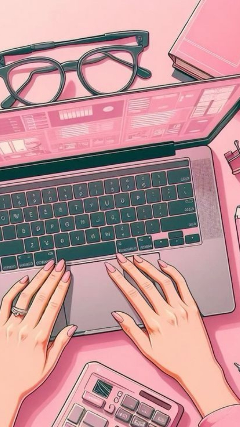 ảnh nền cute điện thoại hồng cute