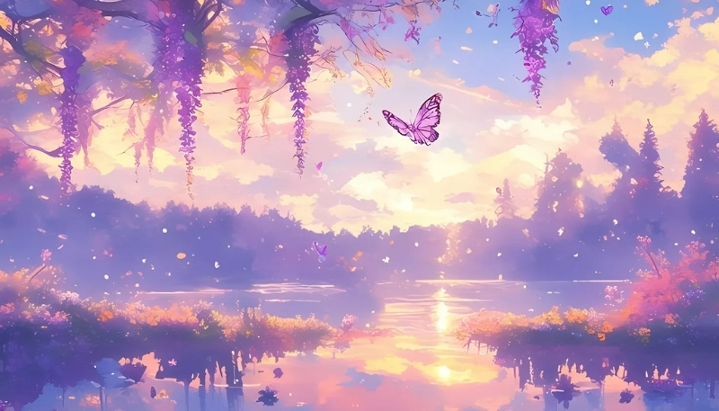 ảnh nền cute mặt nước bình yên