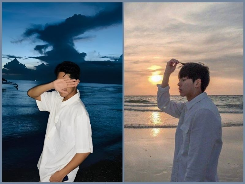 chụp ảnh biển đẹp cho nam