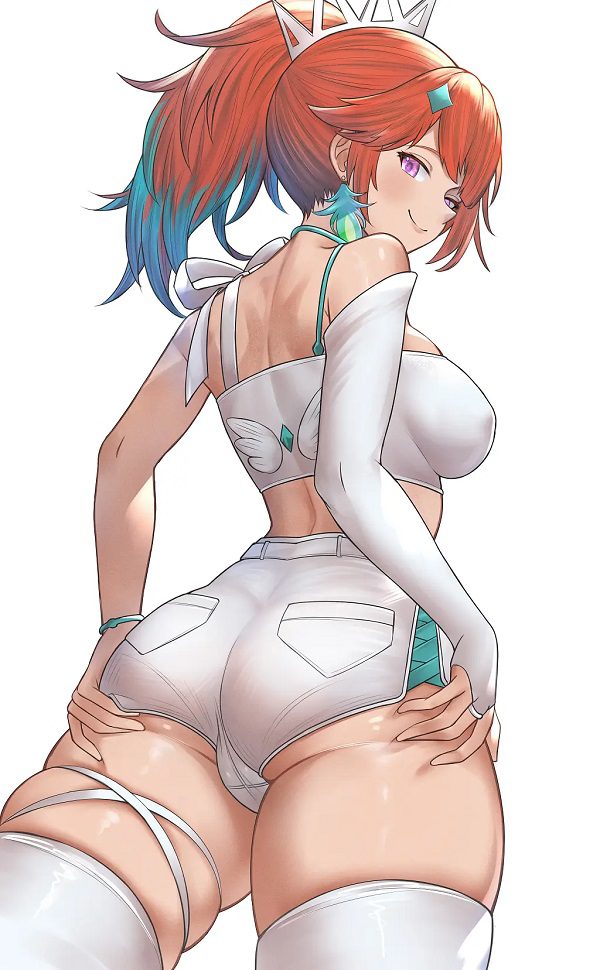 Cô nàng anime quyến rũ trong bộ cánh ren đen