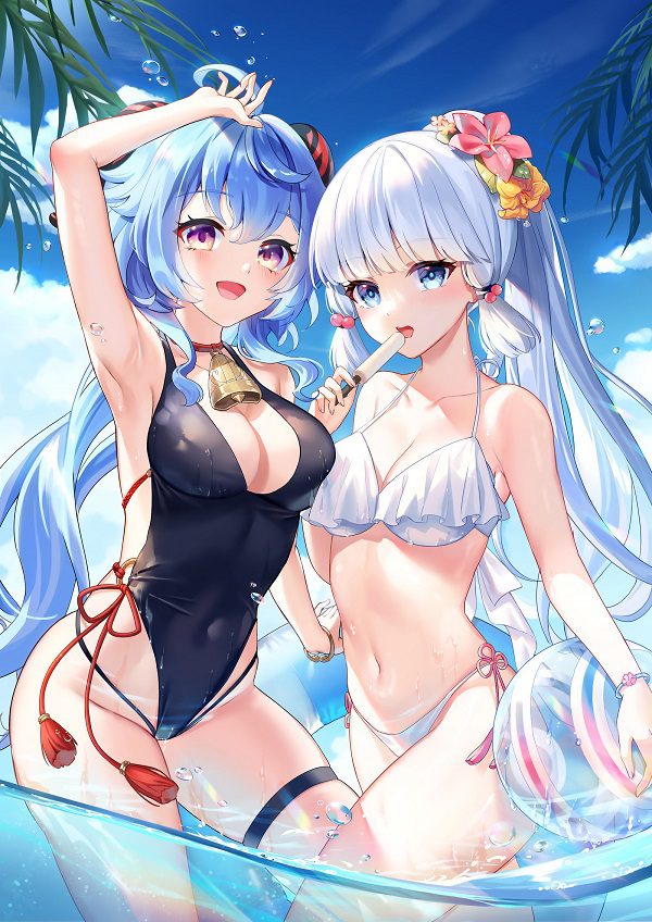 Sexy anime girls trong phong cách fantasy siêu thực