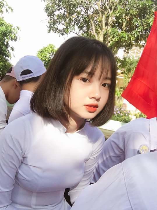 Nét ngọt ngào duyên dáng trong ảnh gái xinh cấp 3 thật khó cưỡng