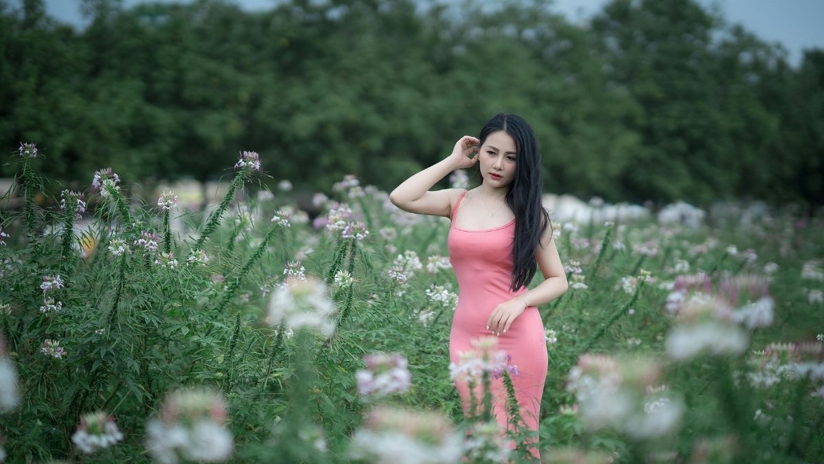 Ảnh gái xinh chụp cận mặt với góc chụp tinh tế