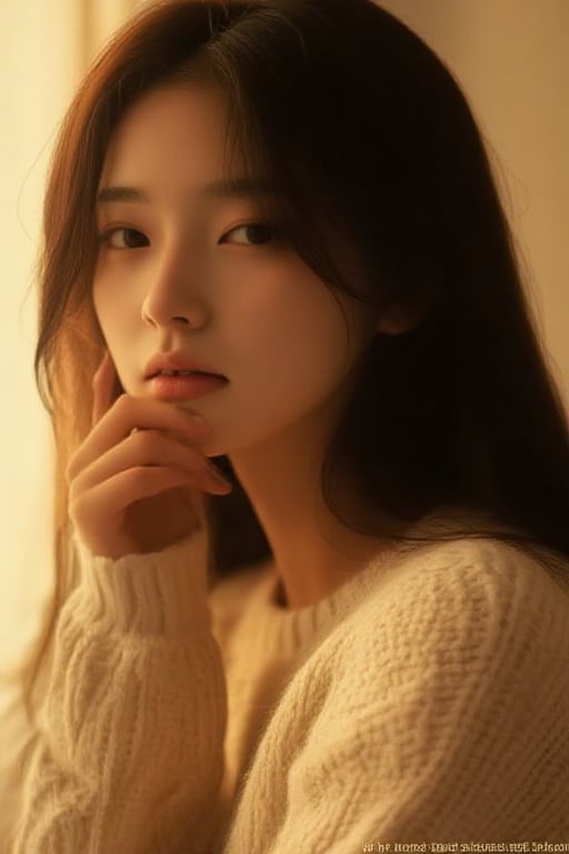 Ảnh chụp trước gương che mặt nữ