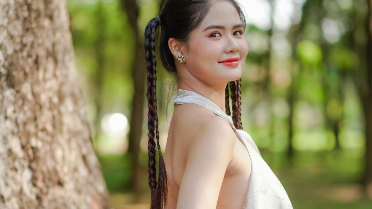 Hình Ảnh cô gái xinh đẹp thuần khiết