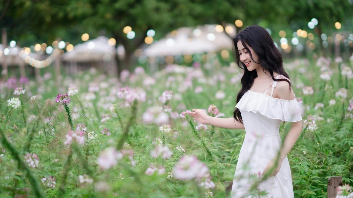 Ảnh cô gái xinh đẹp thuần khiết như sương mai