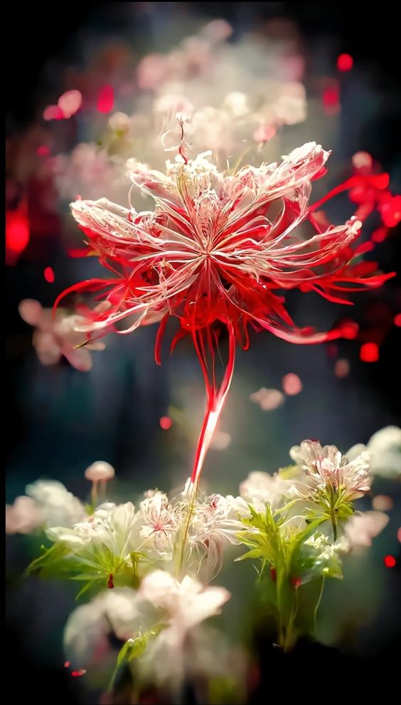 hình nền hoa bỉ ngạn đỏ