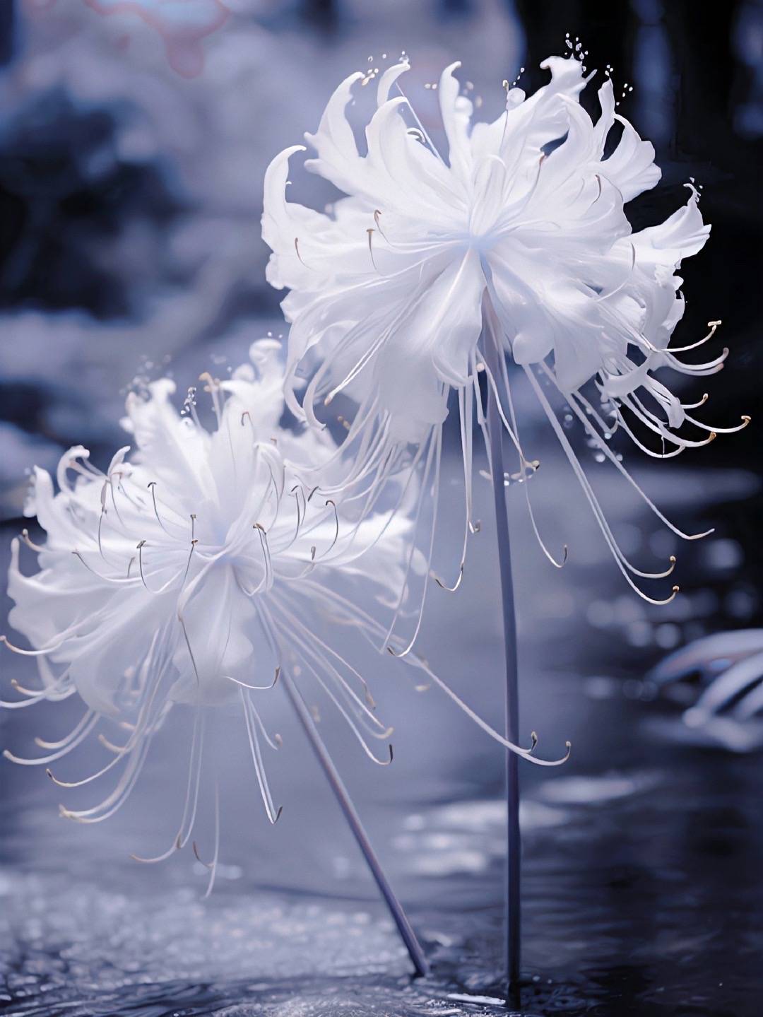 hình nền hoa bỉ ngạn buồn