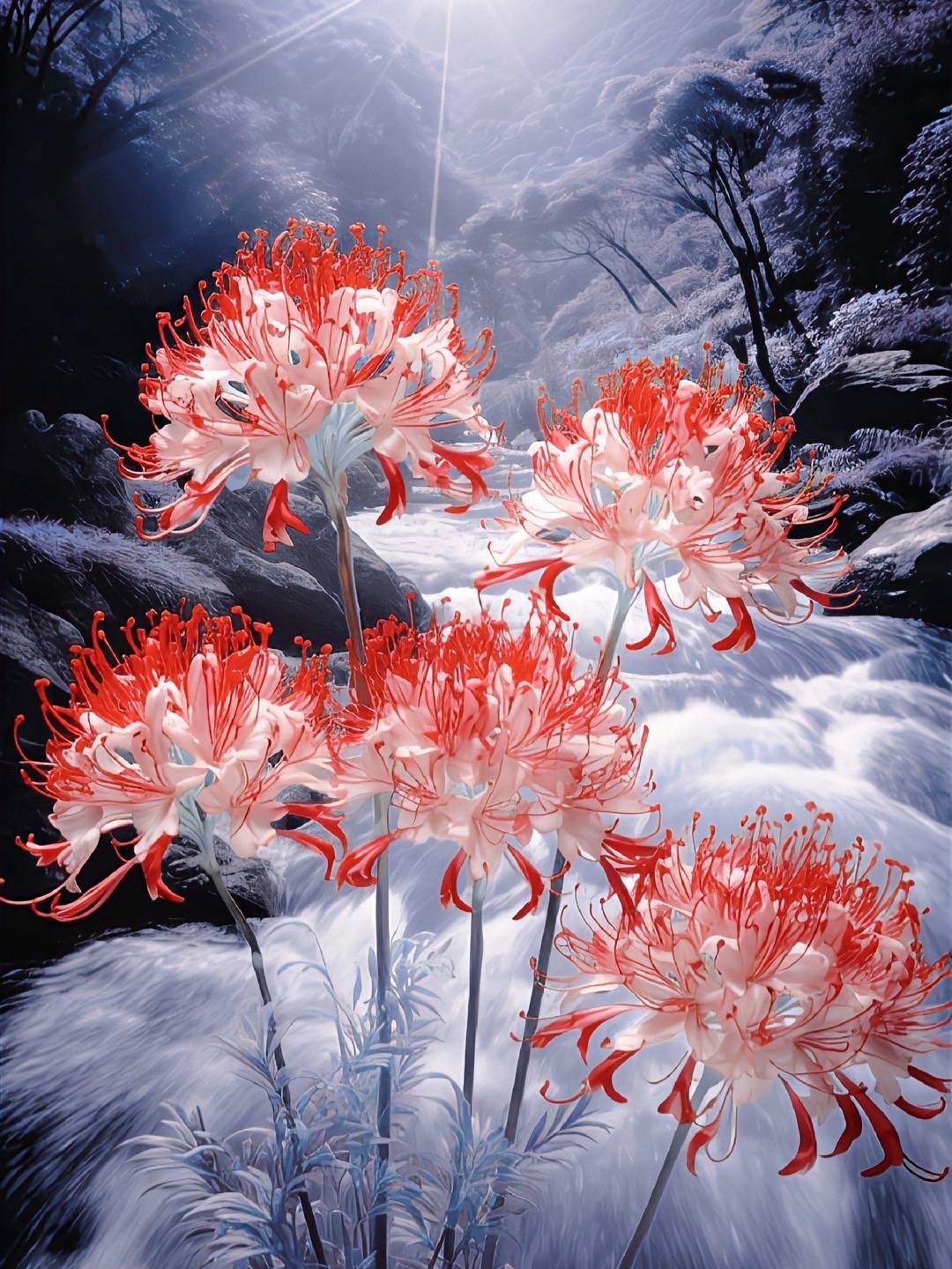 hình nền hoa bỉ ngạn buồn