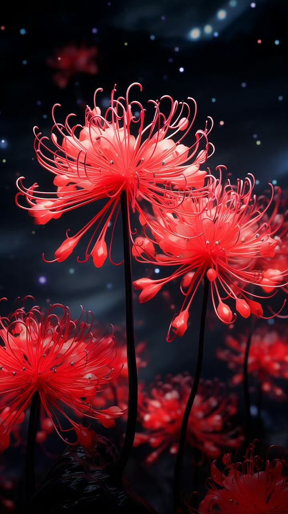 hình nền hoa bỉ ngạn 3d