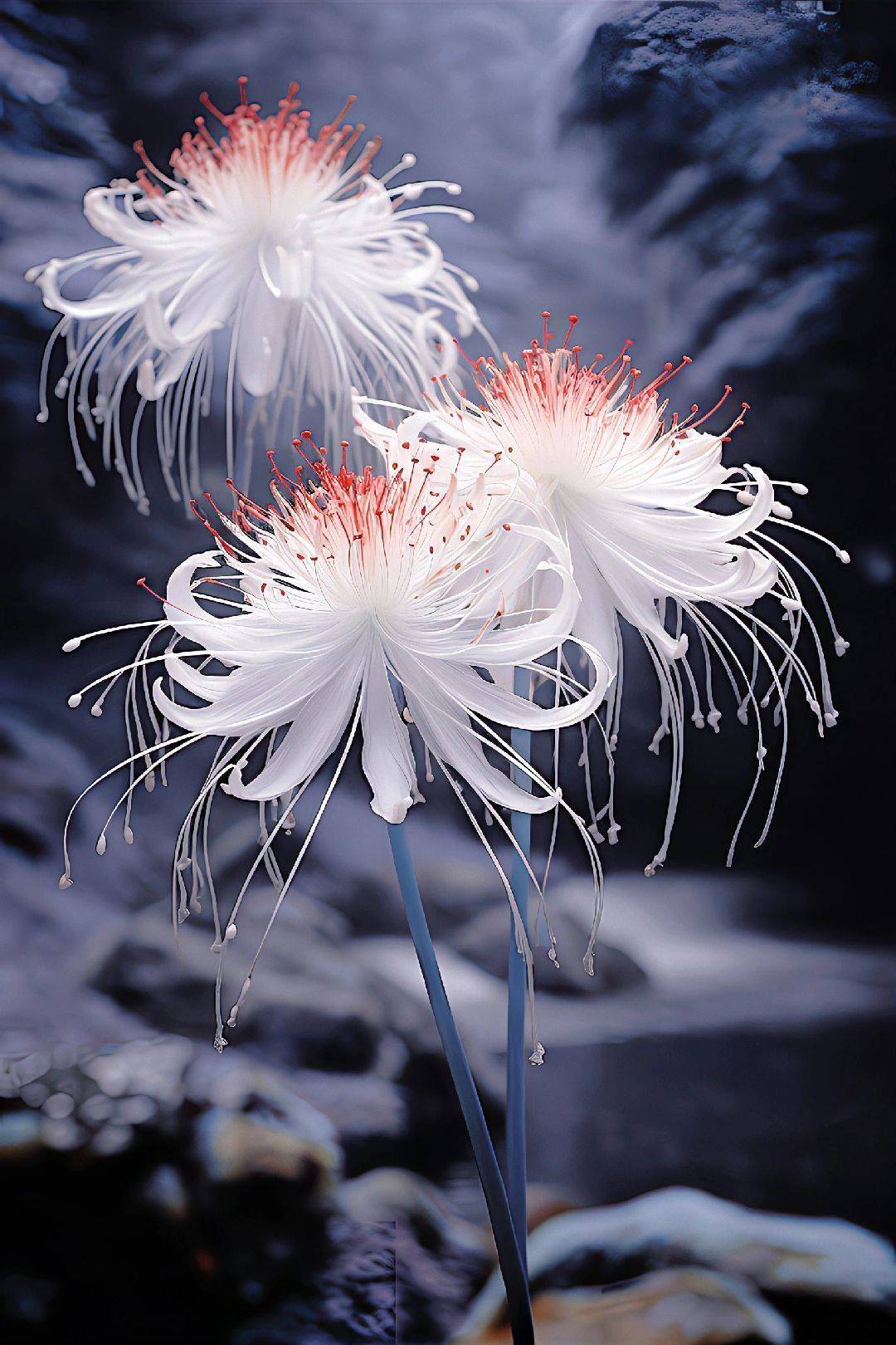 ảnh nền hoa bỉ ngạn trắng