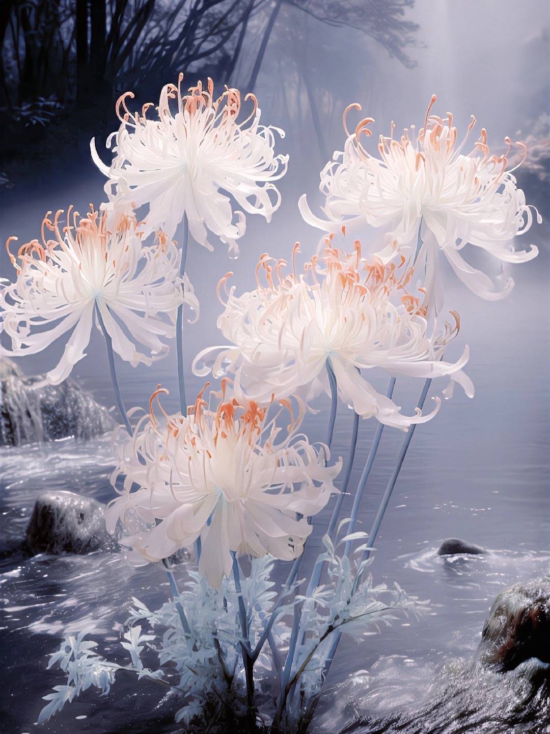 ảnh nền hoa bỉ ngạn trắng