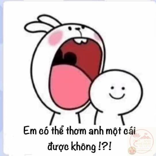 Yêu hài đôi khi chỉ cần một bức ảnh chế là đủ khiến hai người bật cười