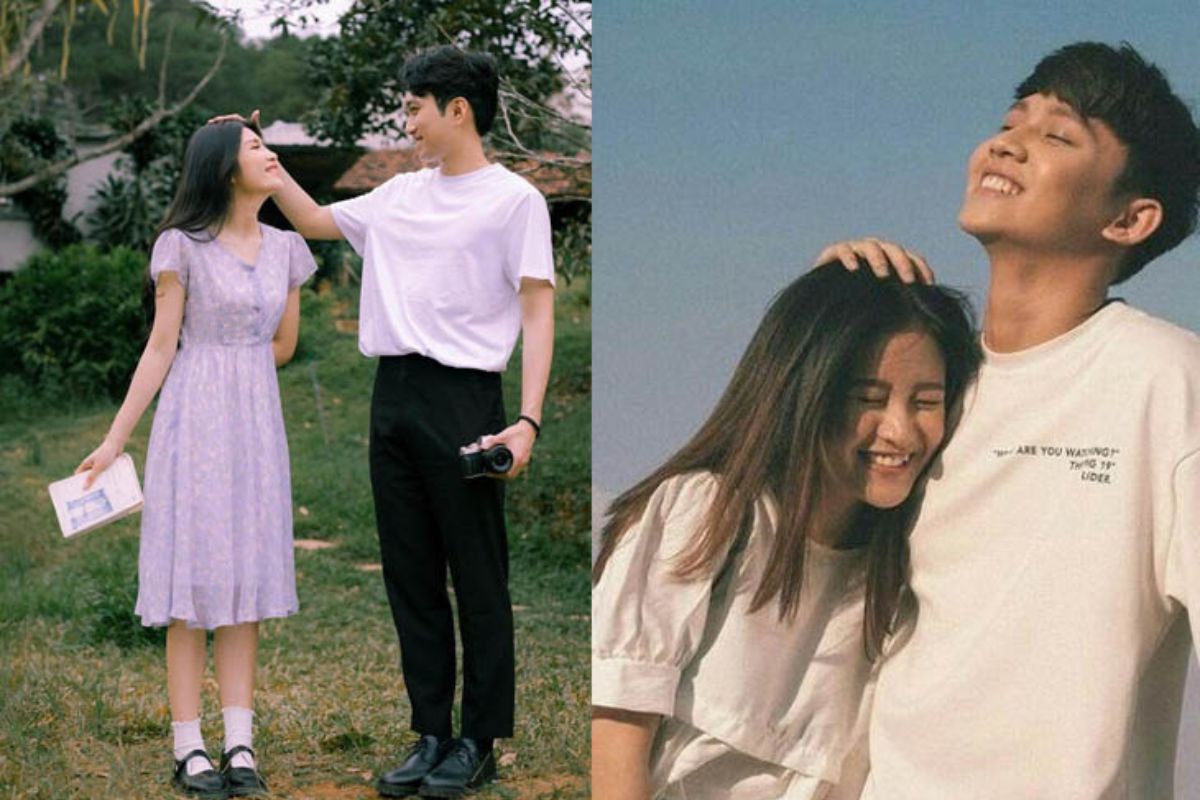 Kiểu tạo dáng này rất phù hợp cho các cặp đôi có sự chăm sóc và bao bọc của người lớn hơn.