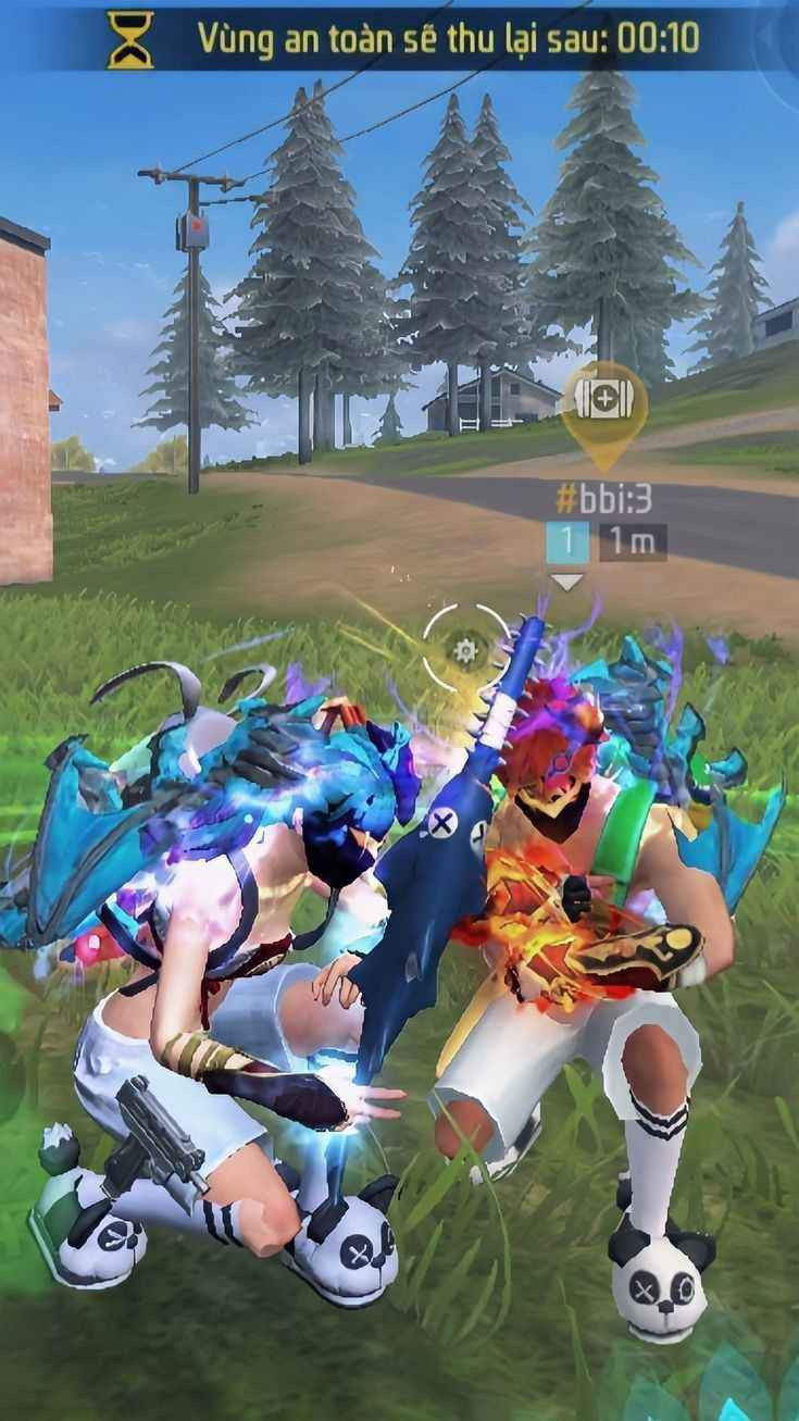 Ảnh FF nữ ngầu với trang phục tông tím huyền bí, mang khí chất của sát thủ