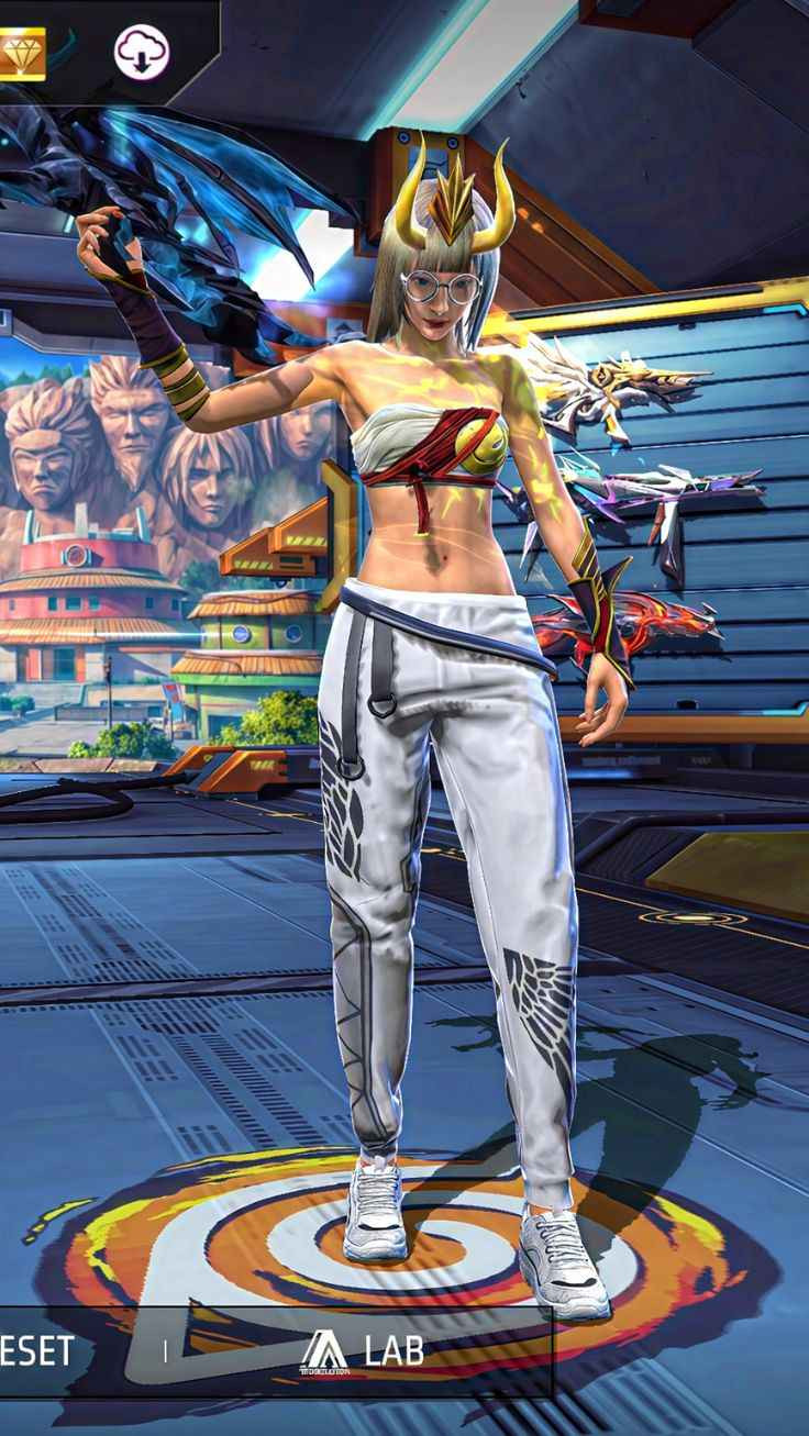 Ảnh FF nữ ngầu trong bộ đồ da đen, tay cầm kiếm, biểu tượng của sự quyết đoán