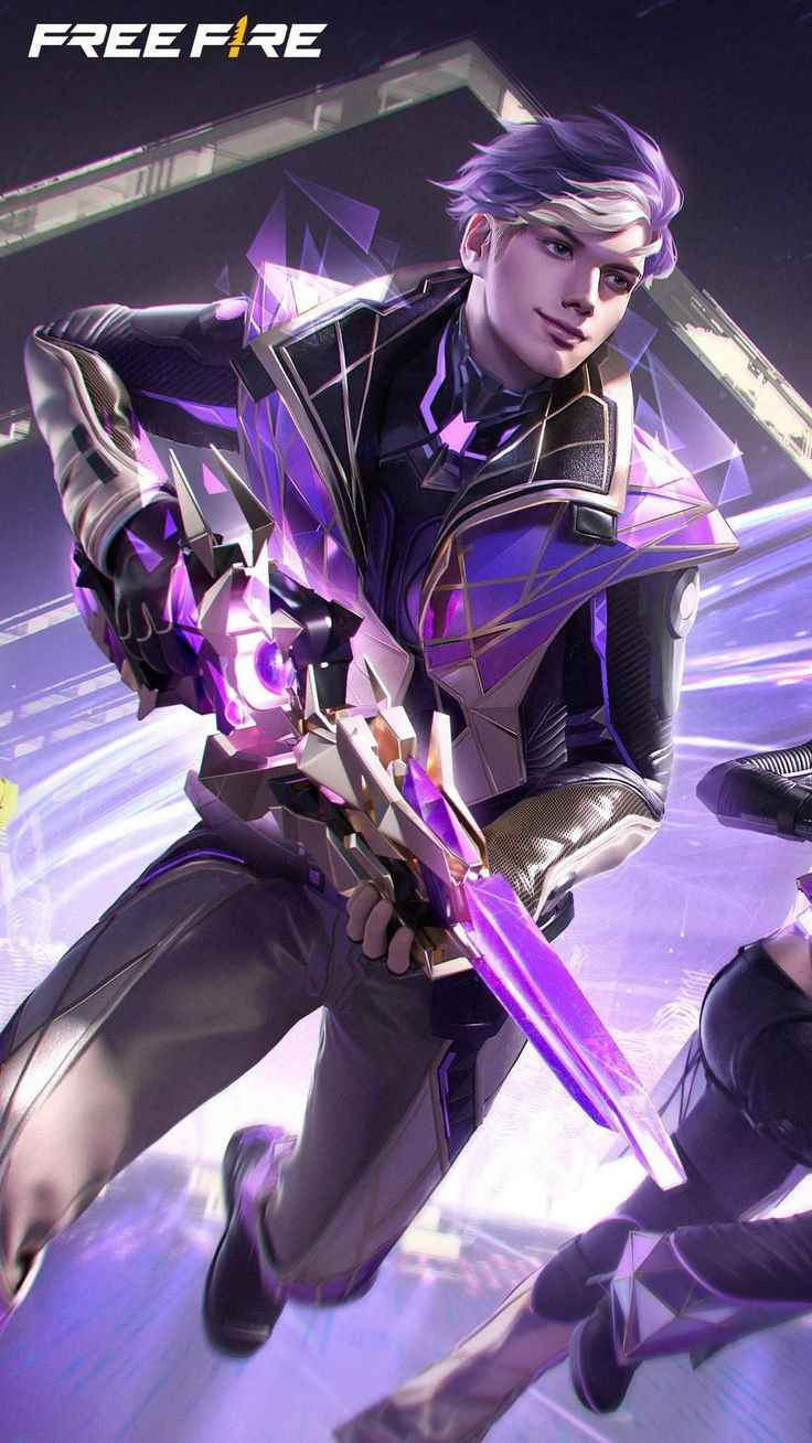 Nữ nhân vật Free Fire với trang phục gợi cảm nhưng đầy quyền lực, tay cầm súng