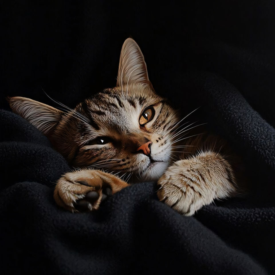 anh meo buon ngu 960px 960px avaatar 8