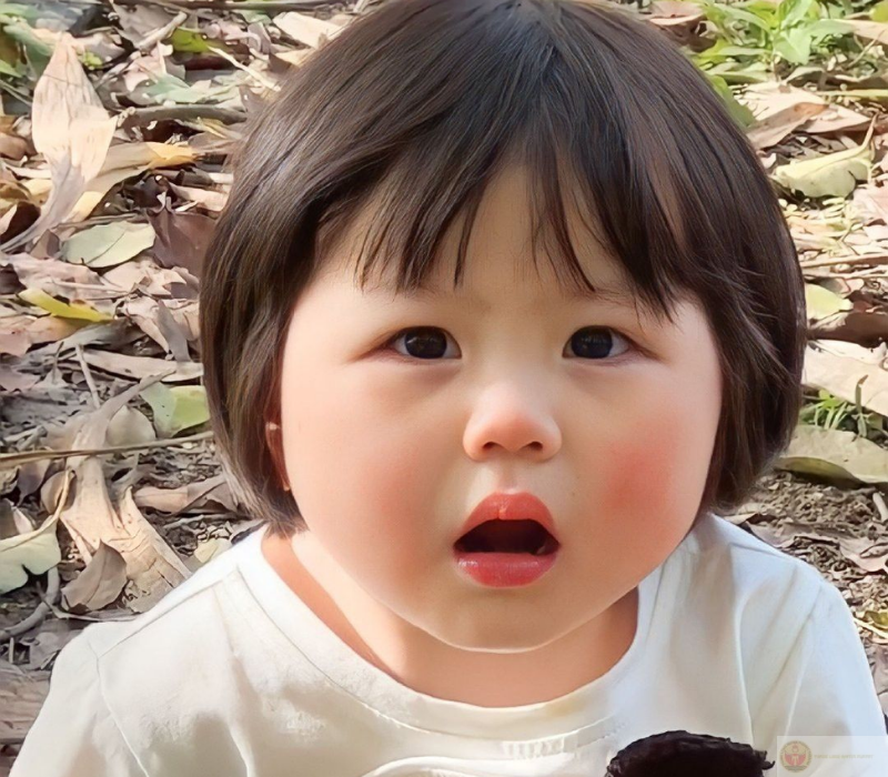 Ảnh meme em bé ngạc nhiên cute hot trend TikTok