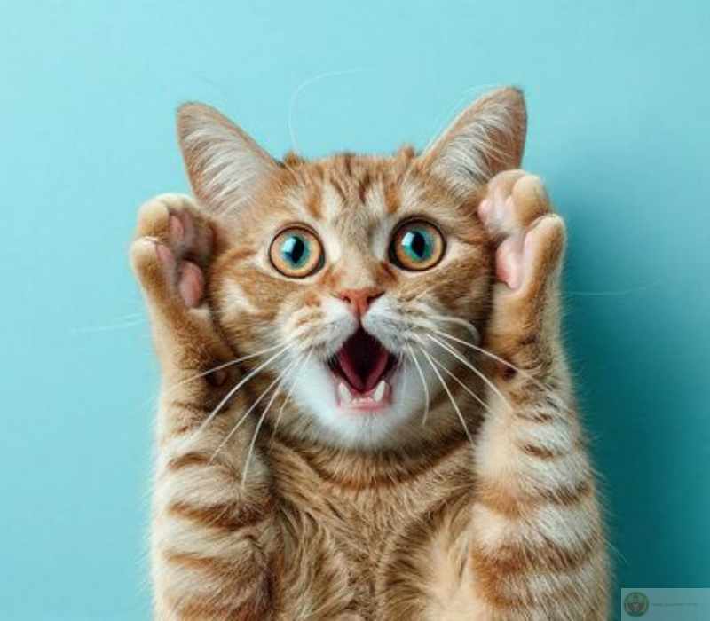 Ảnh meme mèo ngạc nhiên cute dễ thương nhất