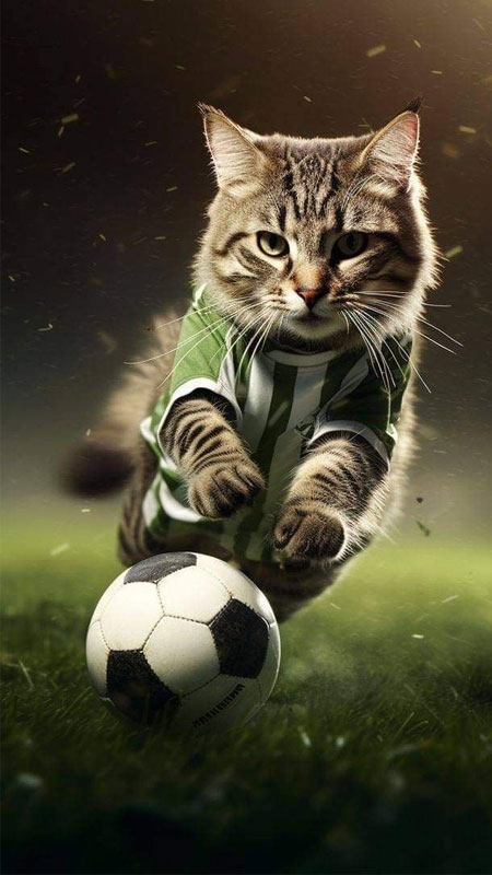 Ảnh mèo ngầu với phong cách ấn tượng