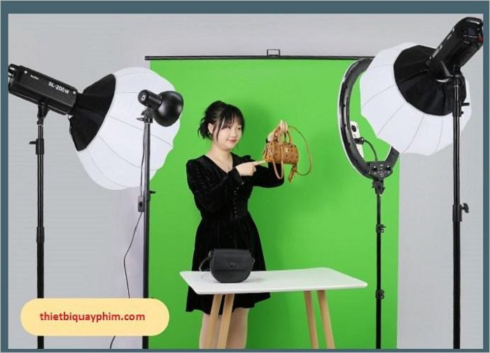 Bộ khung phông xanh tách nền di động