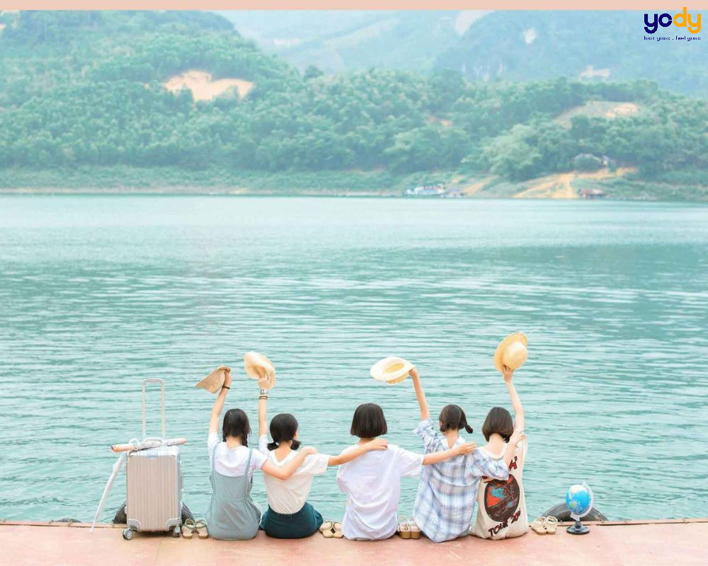 chụp ảnh nhóm lầy lội