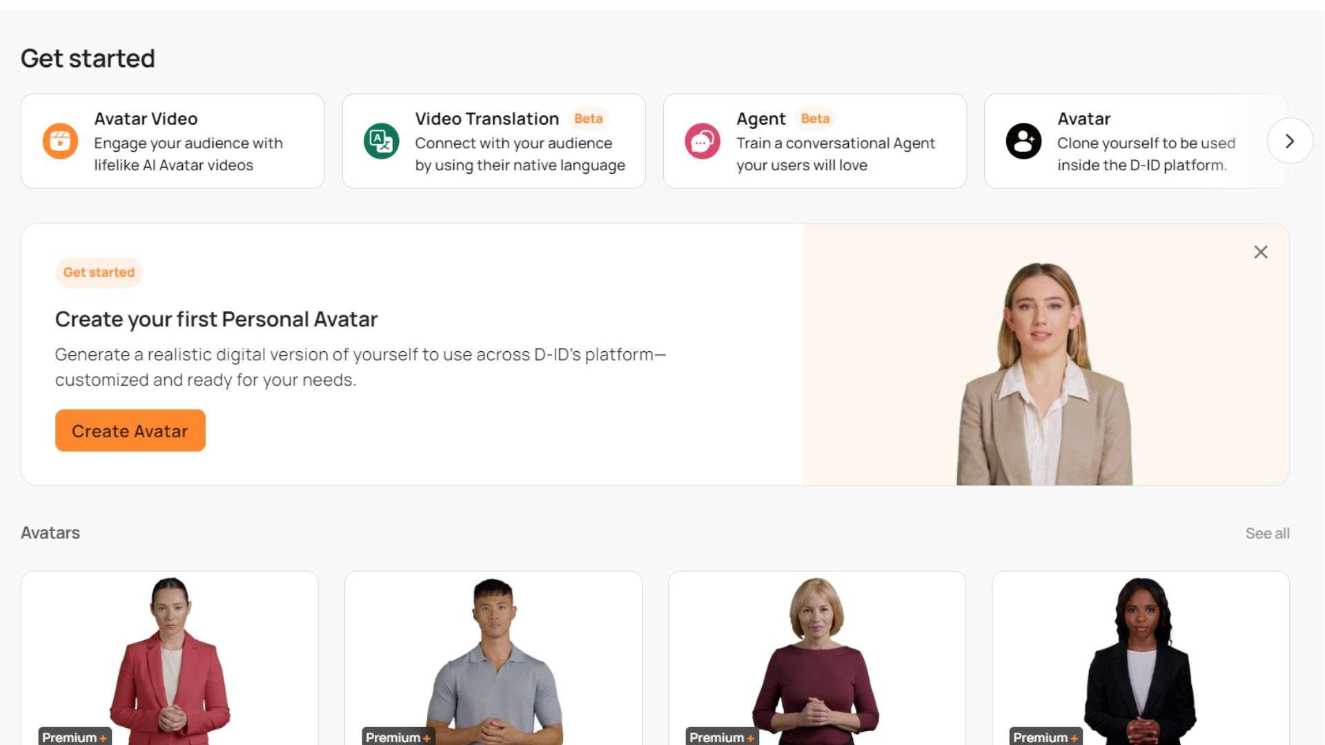D-ID - Tạo video AI từ hình ảnh nói chuyện dễ dàng