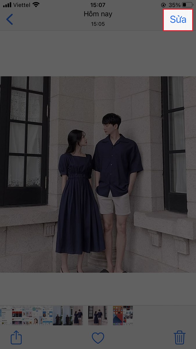 nhấn chọn nút Sửa