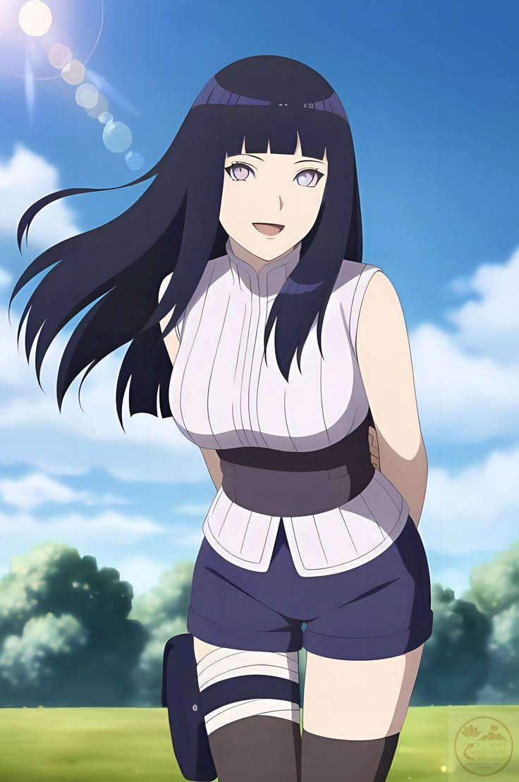 Hinata Hyuga được mệnh danh là "công chúa bạch nhãn"